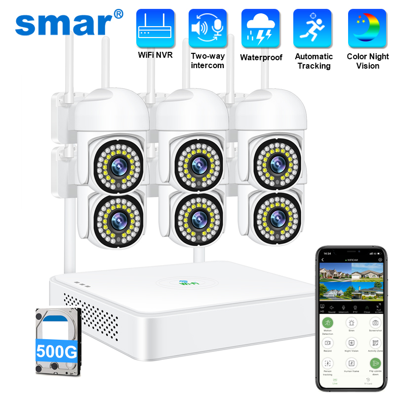 Home Security Systems Wireless - Smar 3MP Wireless CCTV Security Camera