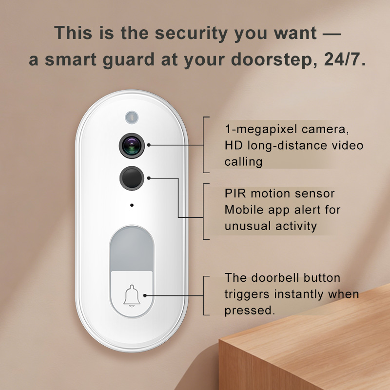 Tuya Smart Video Doorbell Wire - Home Security No Wifi Needed review and price