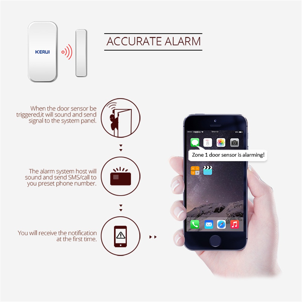 KERUI D035 433MHz Wireless Win - Home Security Systems Wireless review and price