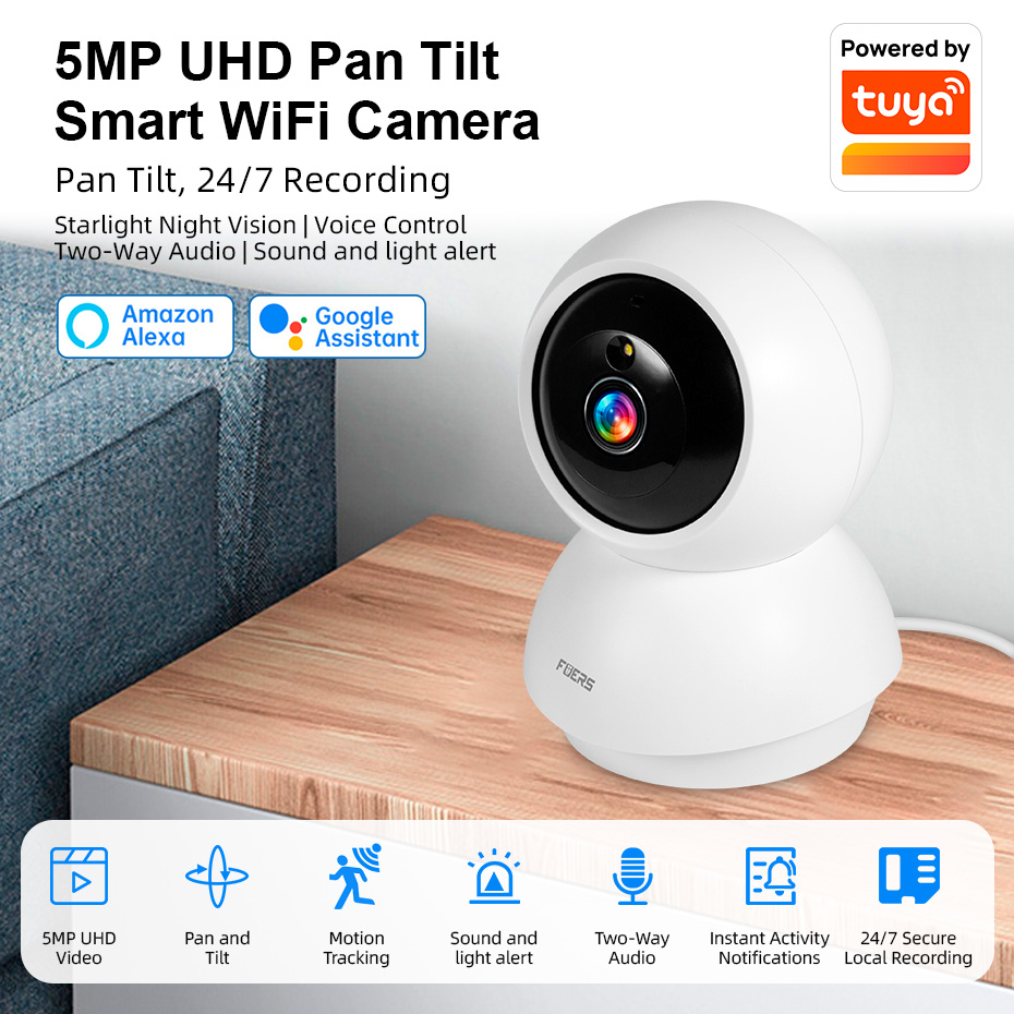 Fuers 5MP WiFi Camera Home Ind - Home Security Xiaomi review and price