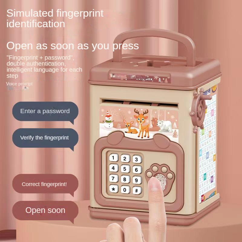Money Box with Fingerprint Pig - Home Security Electronics review and price