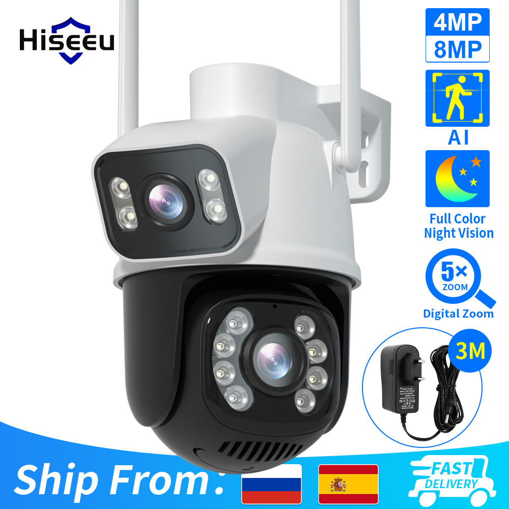 Hiseeu 4K 8MP PTZ Wifi IP Came - Home Security Xiaomi review and price
