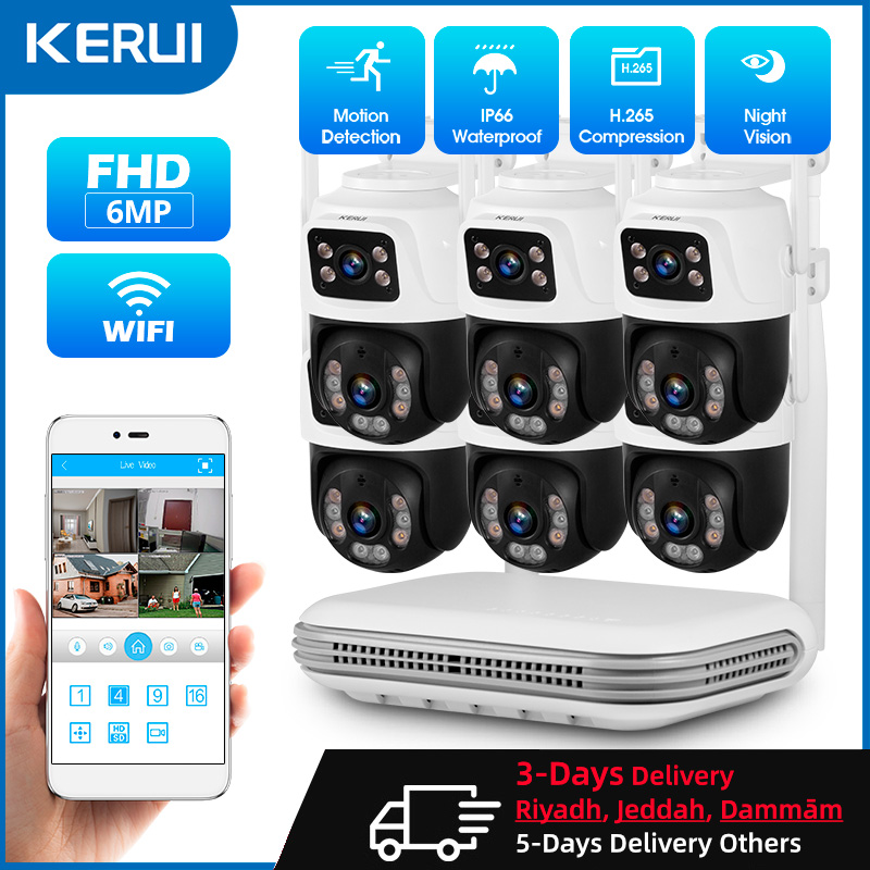 KERUI Waterproof 6MP HD Wirele - Home Security Systems Wireless review and price