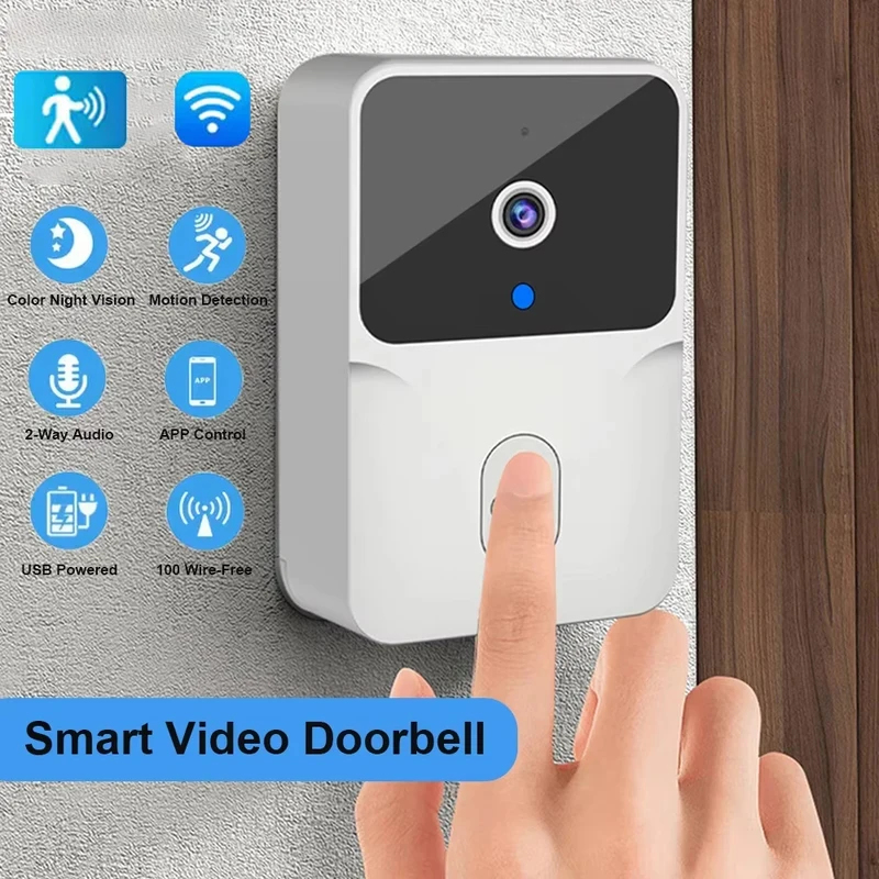 Smart Home WiFi Video Doorbell - Home Security No Wifi Needed review and price