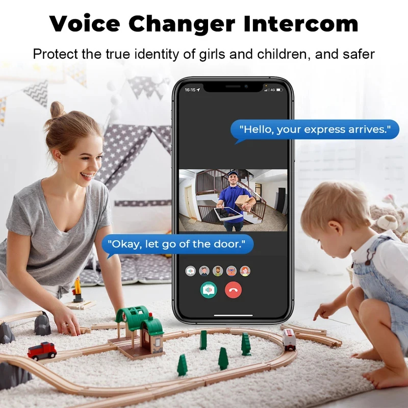 Smart Home WiFi Video Doorbell - Home Security No Wifi Needed review and price