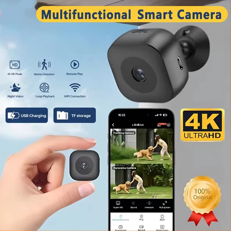 Lenovo Smart 4K HD Mini Camera - Home Security No Wifi Needed review and price