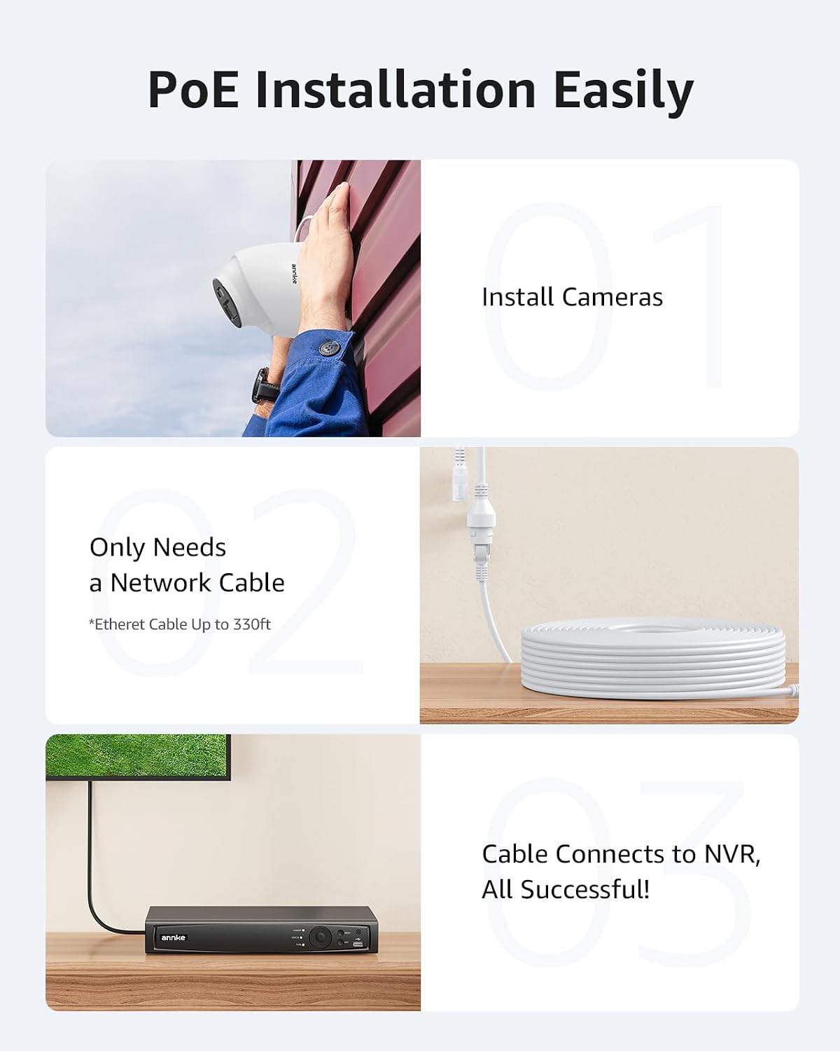 ANNKE 8CH 4K PoE Security Came - Home Security Outdoor Camera System review and price