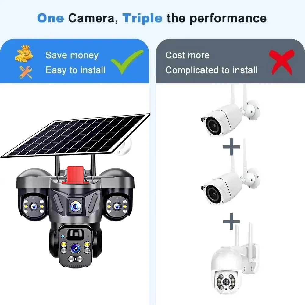 KERUI V380 Pro Outdoor PTZ 6MP - Home Security Outdoor Camera System review and price