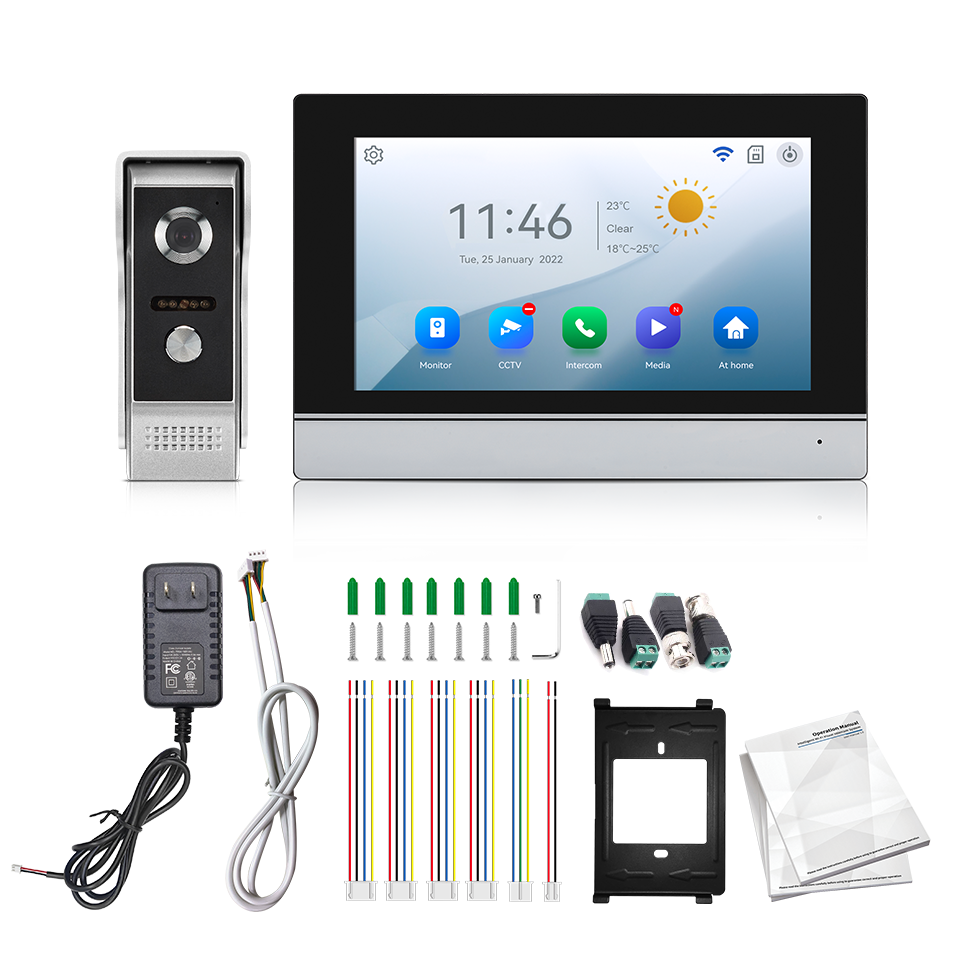 7Inch IPS Screen 2MP  Tuya Rem - Home Security No Wifi Needed review and price