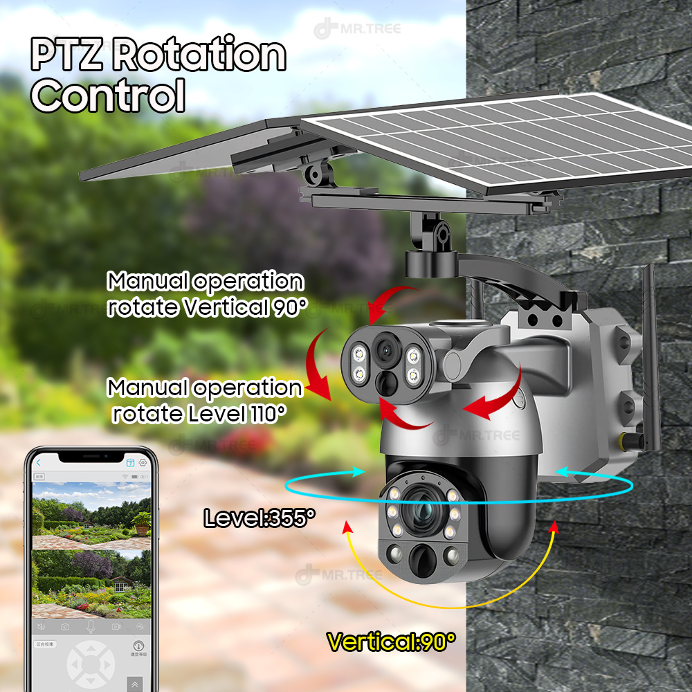 4K 50X Optical Zoom Dual Lens  - Home Security Outdoor Camera System review and price