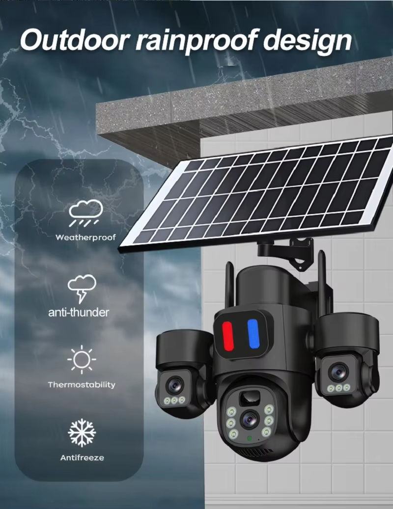 WIFI Solar PTZ Camera Outdoor  - Home Security Outdoor Camera System review and price