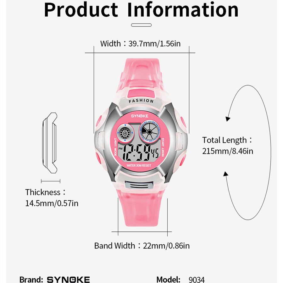 SYNOKE Student Electronic Watc - Home Security Electronics review and price