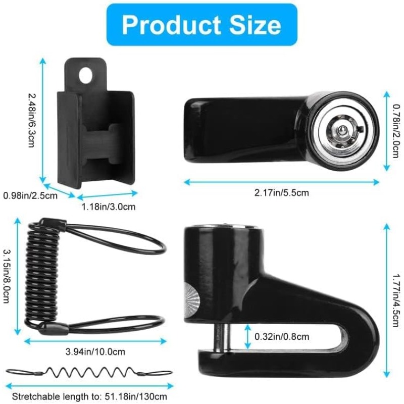 Anti-Theft Lock Disc Brake Loc - Home Security Xiaomi review and price