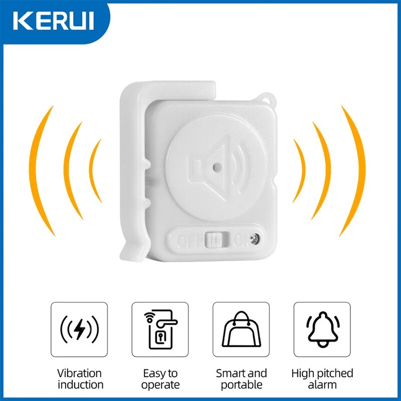 KERUI Wireless Vibration Alarm - Home Security Door review and price